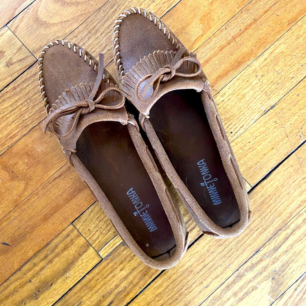 Leather moccasin